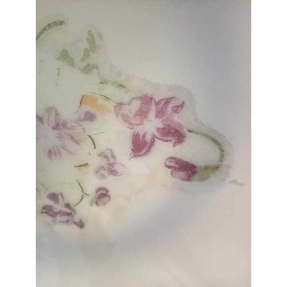 Bowl Norcrest Sweet Violet Floral Lustre Background 1970s VT500 7 Inch Vintage - Picture 5 of 16